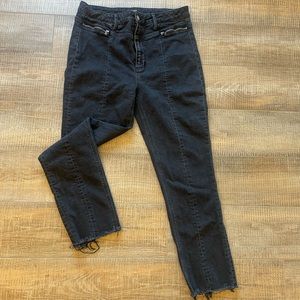 PAIGE raw hem SARA SLIM jeans. Size 31